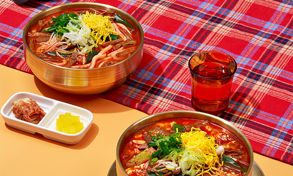 지단육개장우동